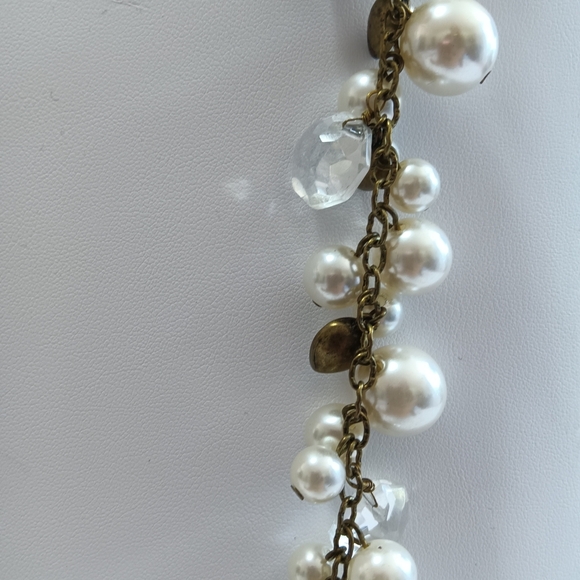 CLEARANCE SALE!! Chloe + Isabel Bronze And Pearl and Crystal Necklace - Picture 4 of 8
